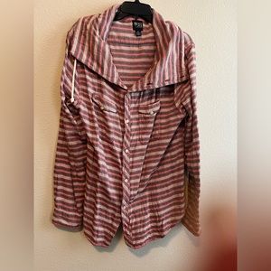 Mens Long Sleeve Button Up Cardigan XL